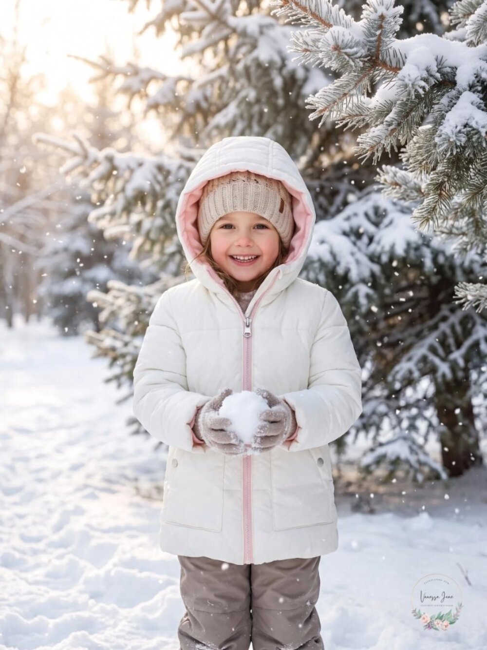 Michael Kors Baby Girls Hooded Stadium Puffer Jacket, 12 Months